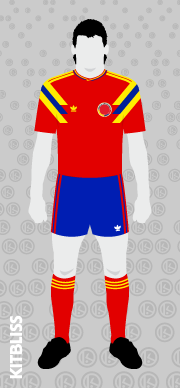 Colombia 1990 away variation