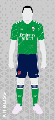 Arsenal fantasy away kit, 2020-21
