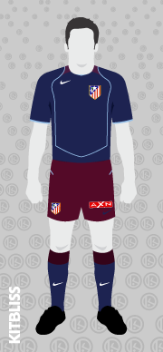 Atlético Madrid 2004-05 away