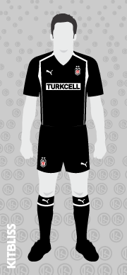 Besikitas 2004 away variation