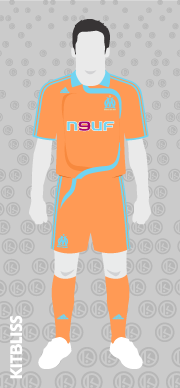 Olympique de Marseille 2007 away variation