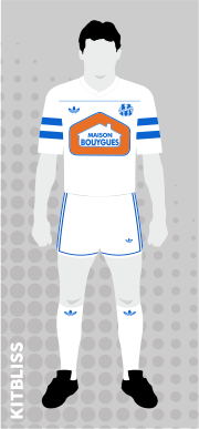 Olympique de Marseille 1987-88 home