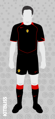 Belgium 2004 away