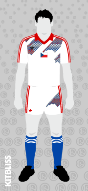 Czechoslovakia 1990 away variation