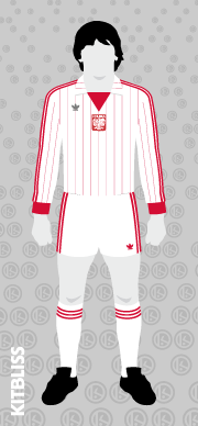 Poland 1984 home long sleeve variation