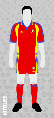 Romania 2001 away
