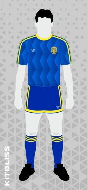 Sweden 1987-88 away