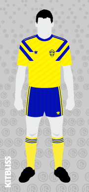 Sweden 1991-92 home