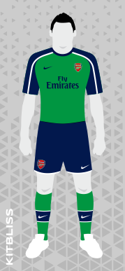 Arsenal fantasy away kit, 2008-09